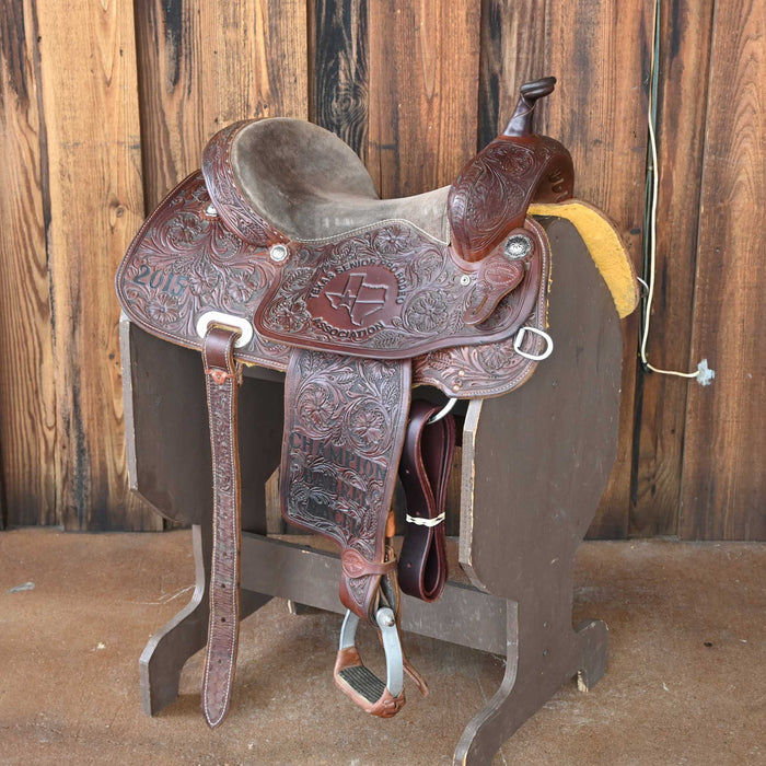 14.5" USED CACTUS CHAMPION BARREL SADDLE