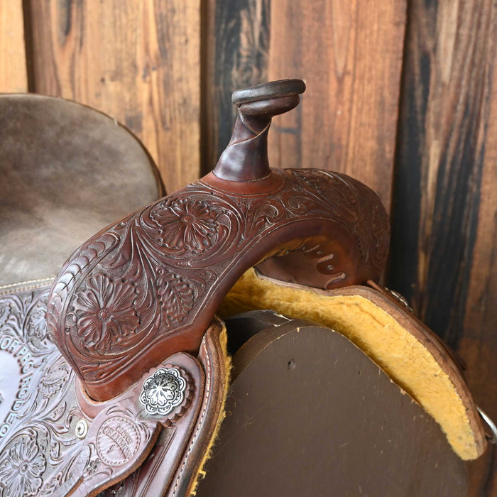 14.5" USED CACTUS CHAMPION BARREL SADDLE