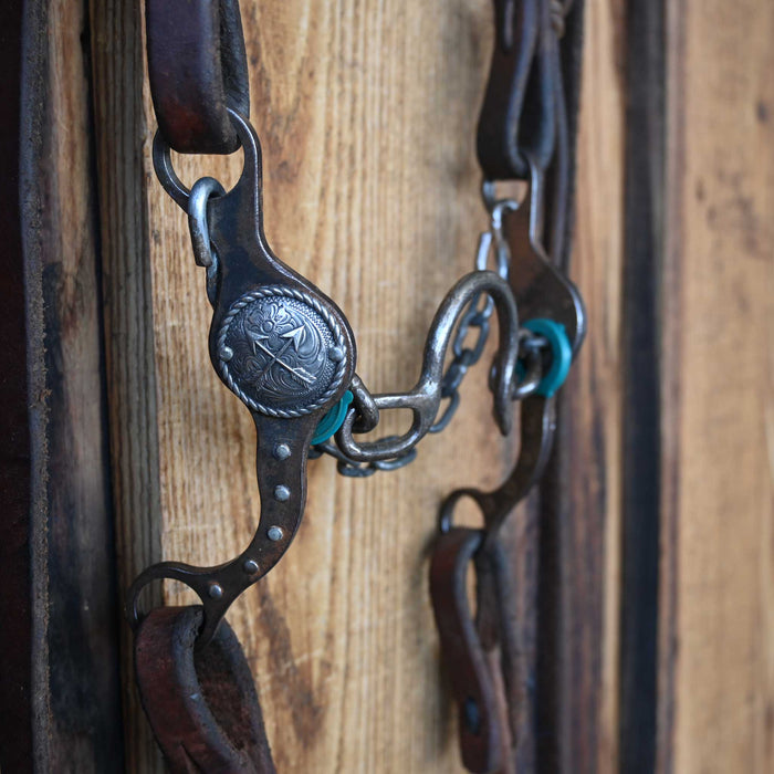 Petska Ported Chain Bridle Rig w/Single Ear Headstall