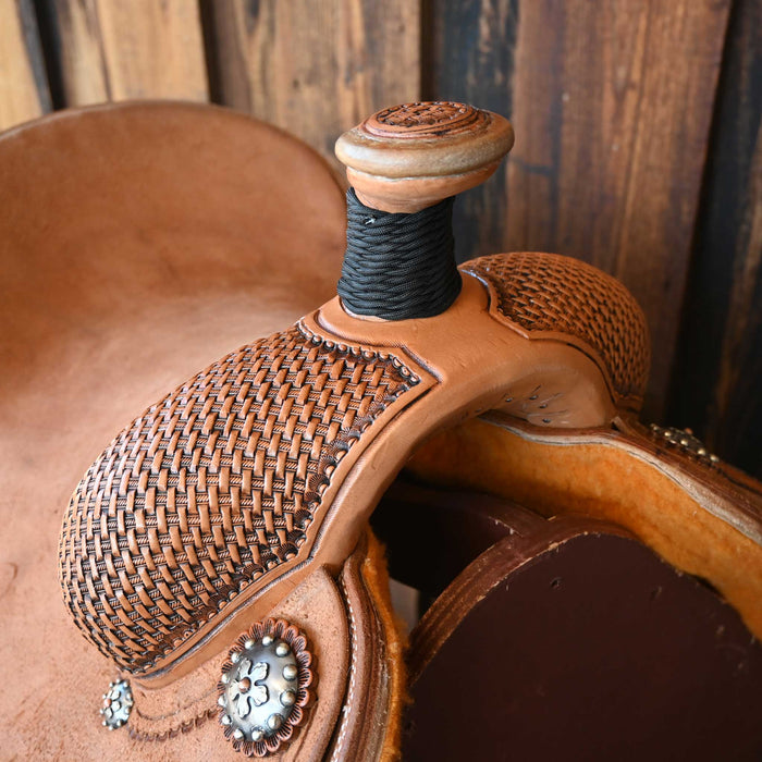 14" PATRICK SMITH TEAM ROPING SADDLE