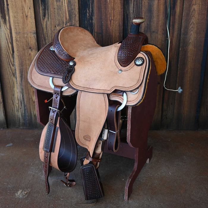 14.5" PATRICK SMITH TEAM ROPING SADDLE