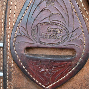 15.5" USED CACTUS RANCH SADDLE