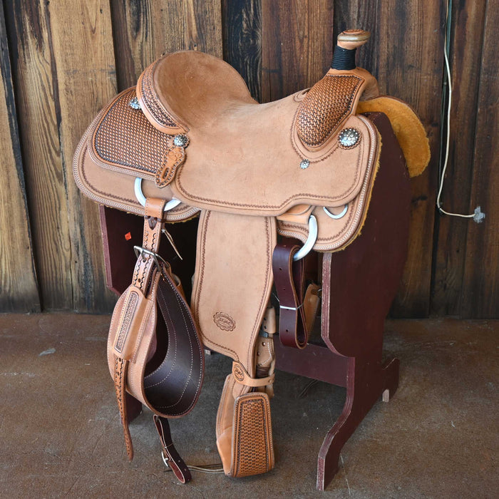 15" PATRICK SMITH TEAM ROPING SADDLE