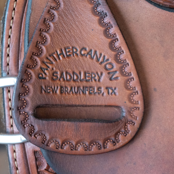 14" USED PANTHER CANYON BARREL SADDLE Saddles - Used Panther Canyon Saddlery