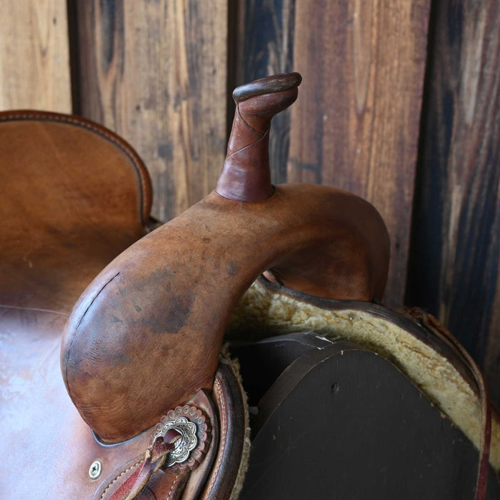 17" USED VALLEY VIEW CUTTING SADDLE
