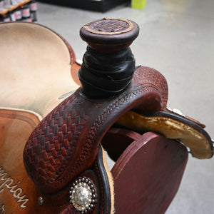 15" USED MARTIN TEAM ROPING SADDLE Saddles Martin Saddlery