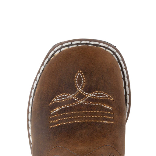 Old West Toddler Natural Green Leather Boot KIDS - Footwear - Boots Jama Corporation