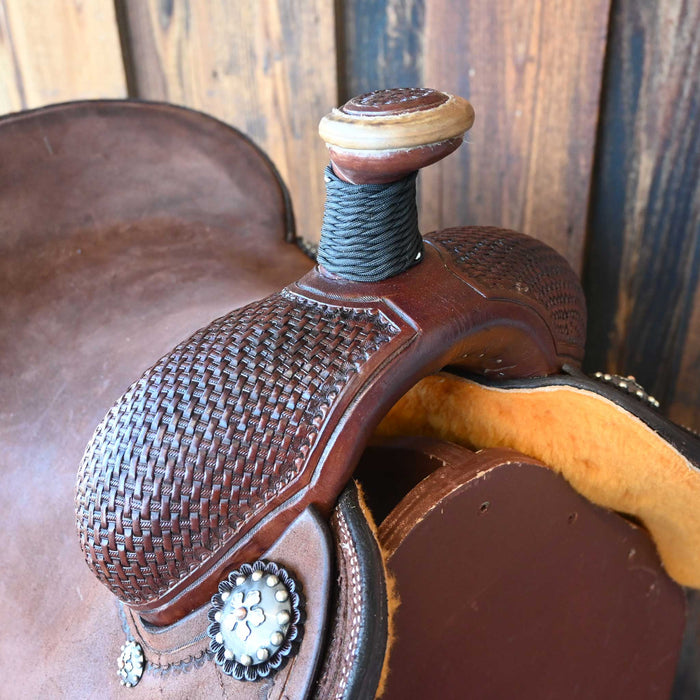 15" PATRICK SMITH TEAM ROPING SADDLE