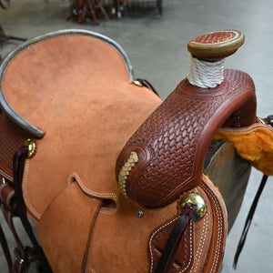 15.5" TESKEY'S RANCH ASSOCIATION SADDLE Saddles TESKEY'S SADDLERY LLC   