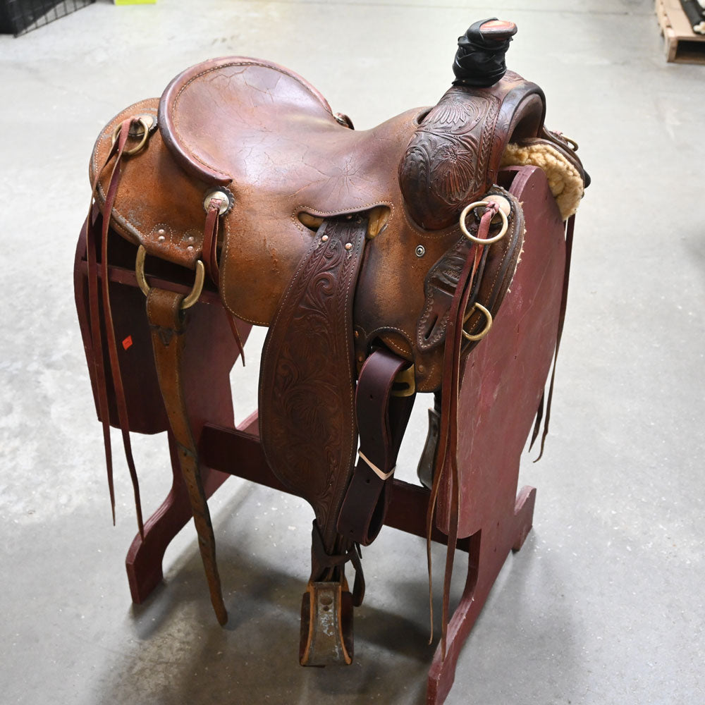 15" USED TRENT WARD RANCH SADDLE Saddles Trent Ward