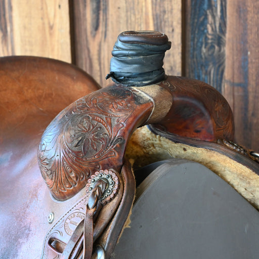 16" USED TAD SANDERS RANCH SADDLE Saddles - Used Tad Sanders