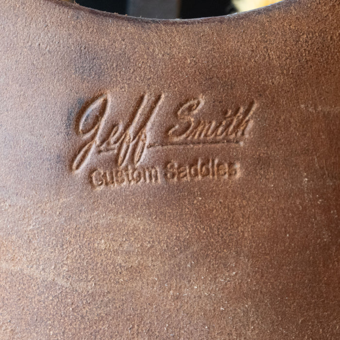 16.5" USED JEFF SMITH COW HORSE SADDLE Saddles - Used Jeff Smith