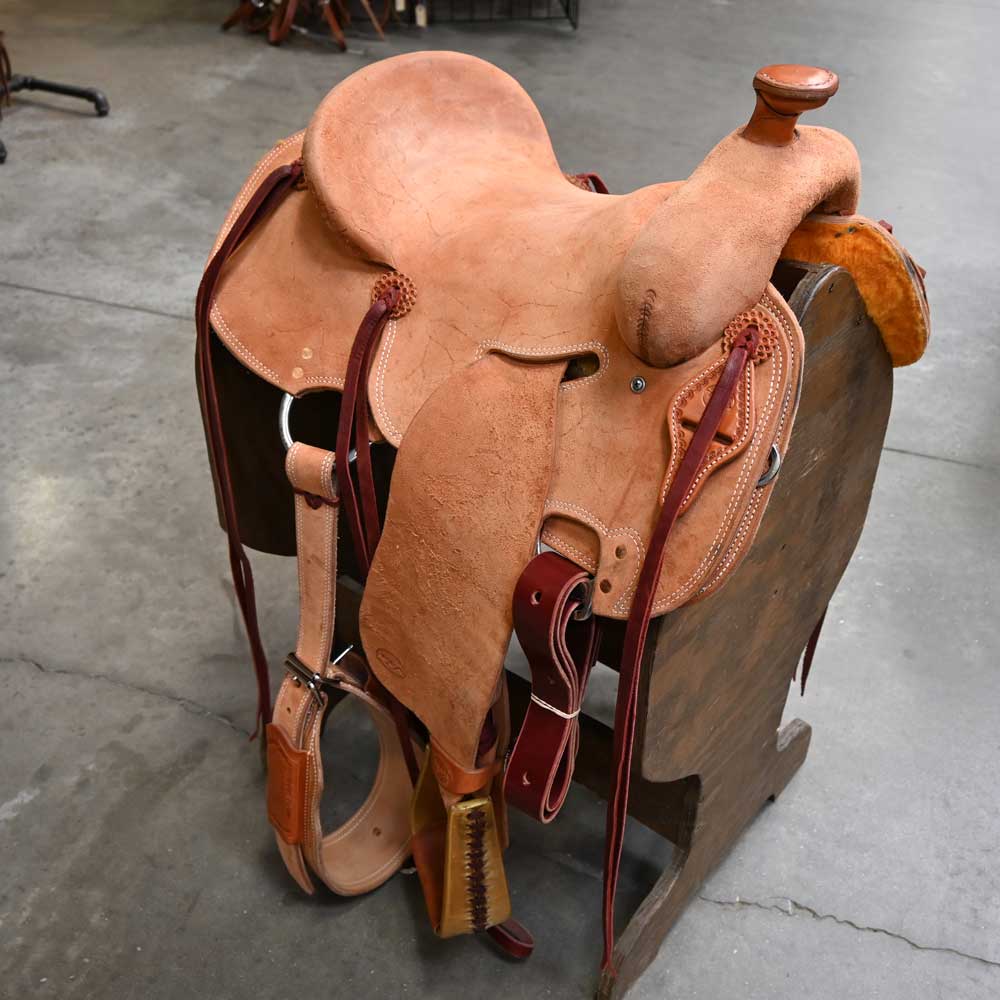 14.5" TESKEY'S STRIP DOWN RANCH SADDLE Saddles TESKEY'S SADDLERY LLC   