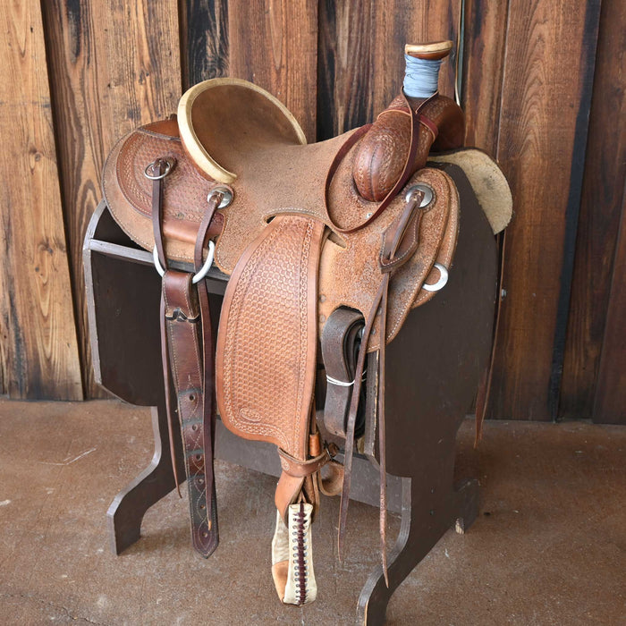 14.5" USED HEART OF TEXAS RANCH SADDLE