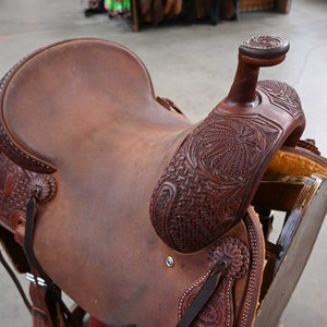 14" TESKEY'S PRO CUTTER RANCH CUTTER SADDLE