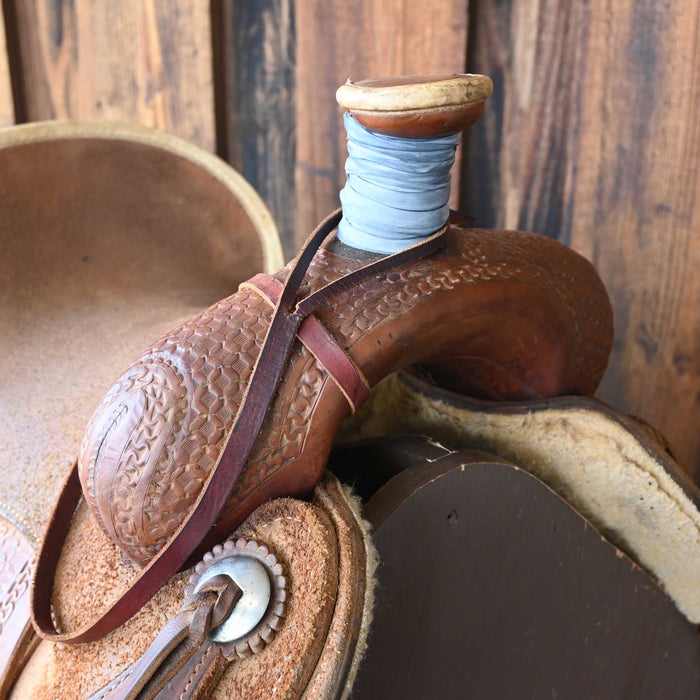 14.5" USED HEART OF TEXAS RANCH SADDLE