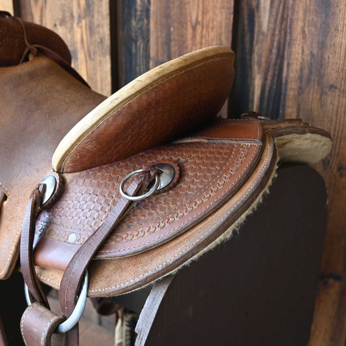 14.5" USED HEART OF TEXAS RANCH SADDLE