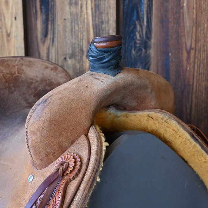 15.5" USED TESKEY'S RANCH VERSATILITY SADDLE Saddles - Used Teskey's Saddlery