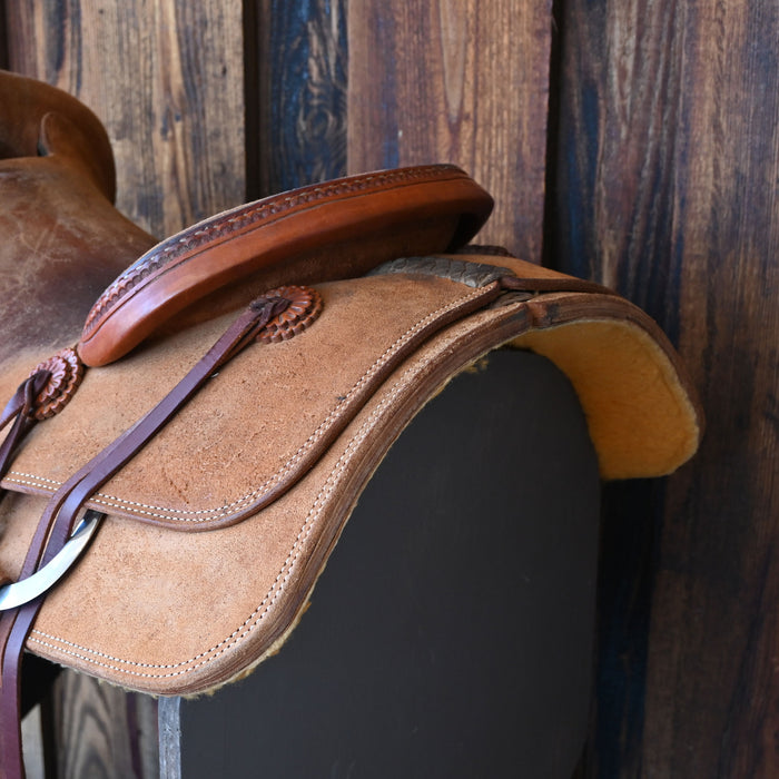 15.5" USED TESKEY'S RANCH VERSATILITY SADDLE Saddles - Used Teskey's Saddlery