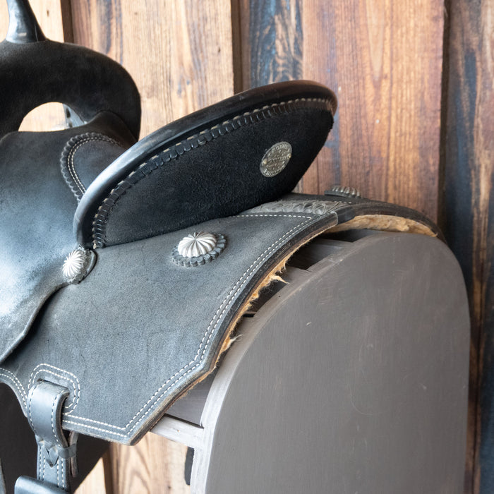 13" USED ROBBIE PHILLIPS BARREL SADDLE Saddles - Used Robbie Phillips