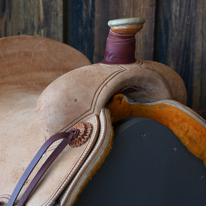15" PATRICK SMITH TEAM ROPING SADDLE