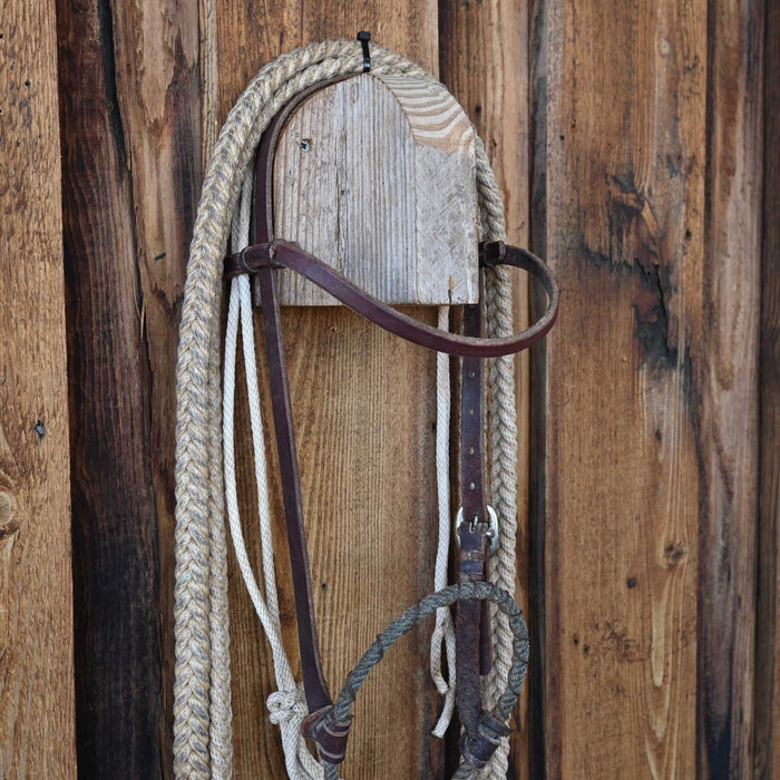 Quick Stop Hackamore w/Wire Wrapped Noseband