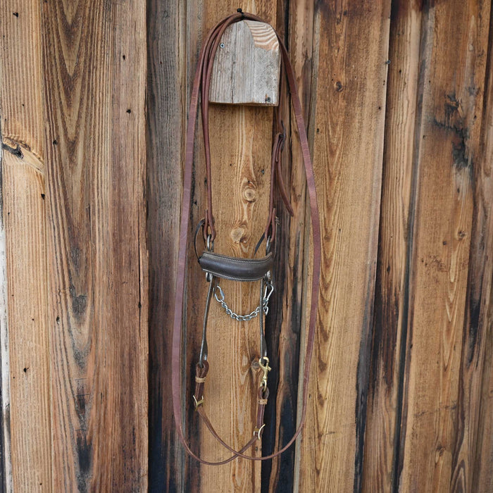 Niesus Hackamore Bridle Rig w/Scribner Headstall Buckle Tack - Rigs niesus