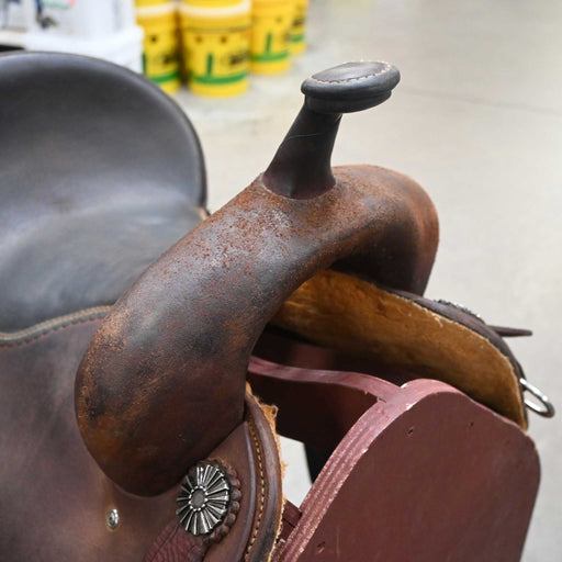13" USED ROBBIE PHILLIPS BARREL SADDLE Saddles - Used Robbie Phillips