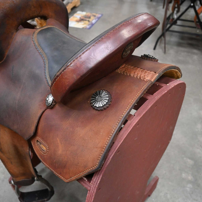 13" USED ROBBIE PHILLIPS BARREL SADDLE Saddles - Used Robbie Phillips