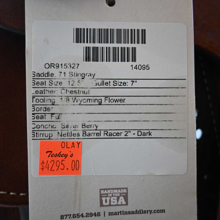 12.5" MARTIN STINGRAY BARREL SADDLE
