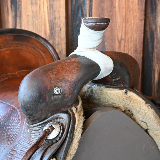 15" USED TRINITY SADDLES RANCH CUTTER SADDLE Saddles - Used Trinity Saddles