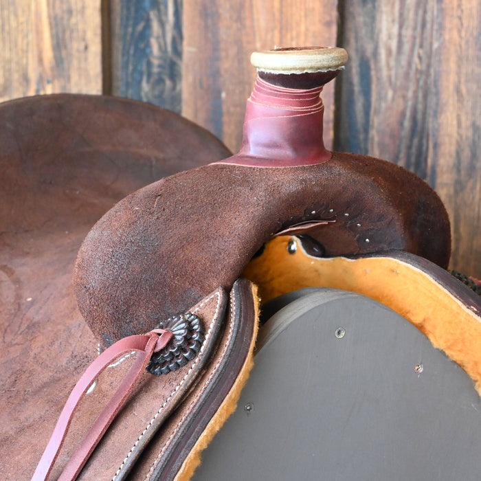 14" TESKEY'S TEAM ROPING SADDLE