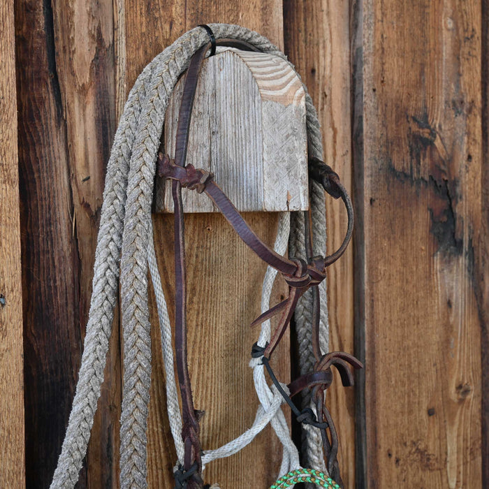 Loping Hackamore w/Leather Browband