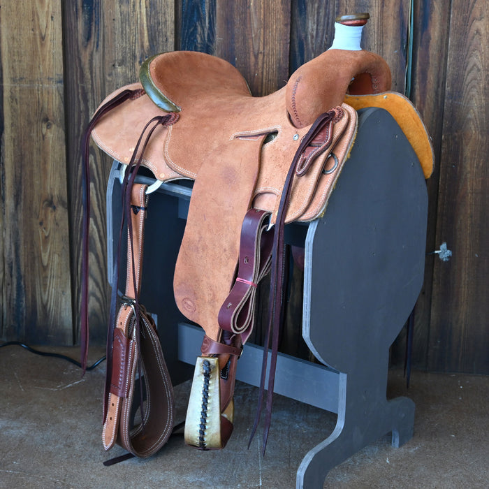 16.5" TESKEY'S STRIP DOWN RANCH SADDLE