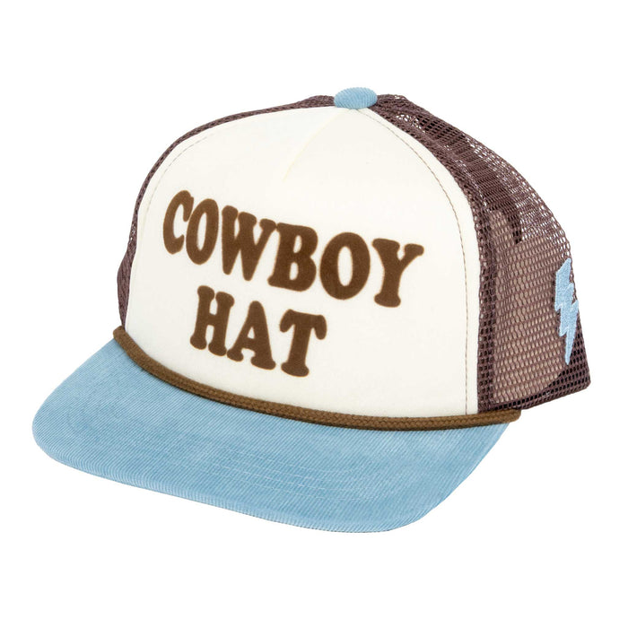 Tiny Whales Baby Cowboy Trucker Hat