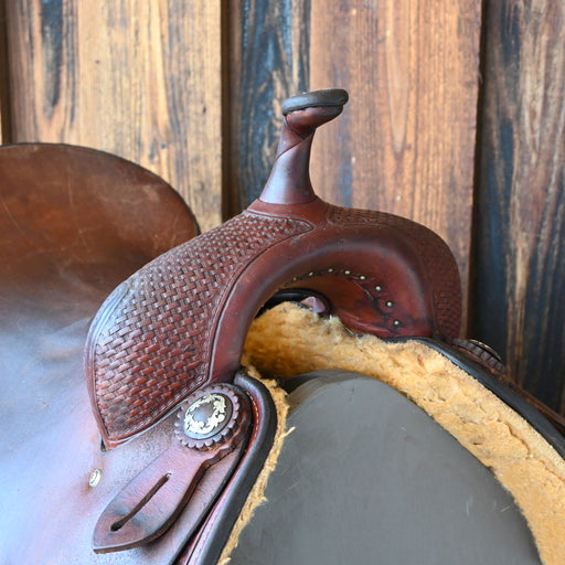 17" USED TESKEY'S CUTTING SADDLE Saddles - Used Teskey's Saddlery