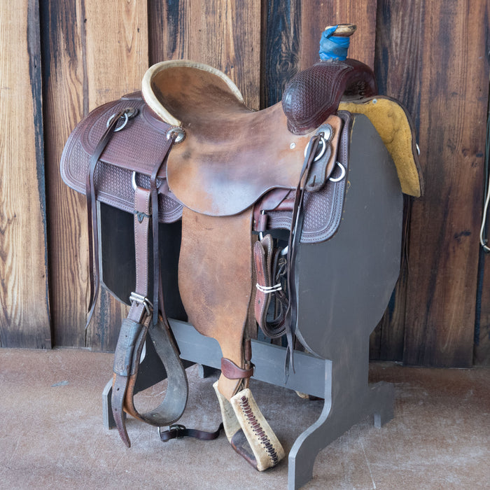 16" USED SRS RANCH SADDLE Saddles - Used SRS SADDLERY