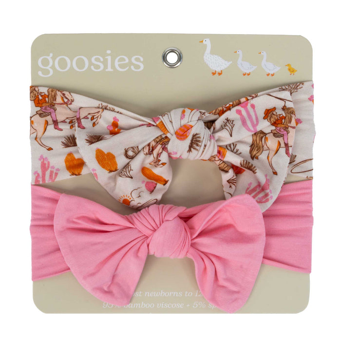 Saddle Up Cowgirl Toile Headband Set
