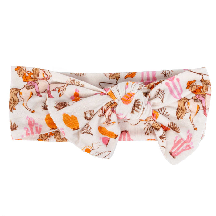 Saddle Up Cowgirl Toile Headband Set