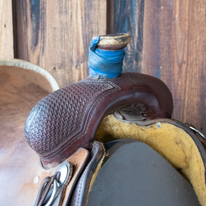 16" USED SRS RANCH SADDLE Saddles - Used SRS SADDLERY