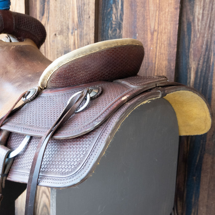 16" USED SRS RANCH SADDLE Saddles - Used SRS SADDLERY