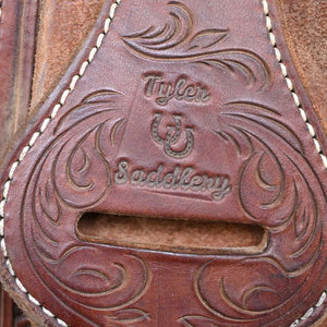 14" USED TYLER ROPING SADDLE Saddles Tyler Saddlery   