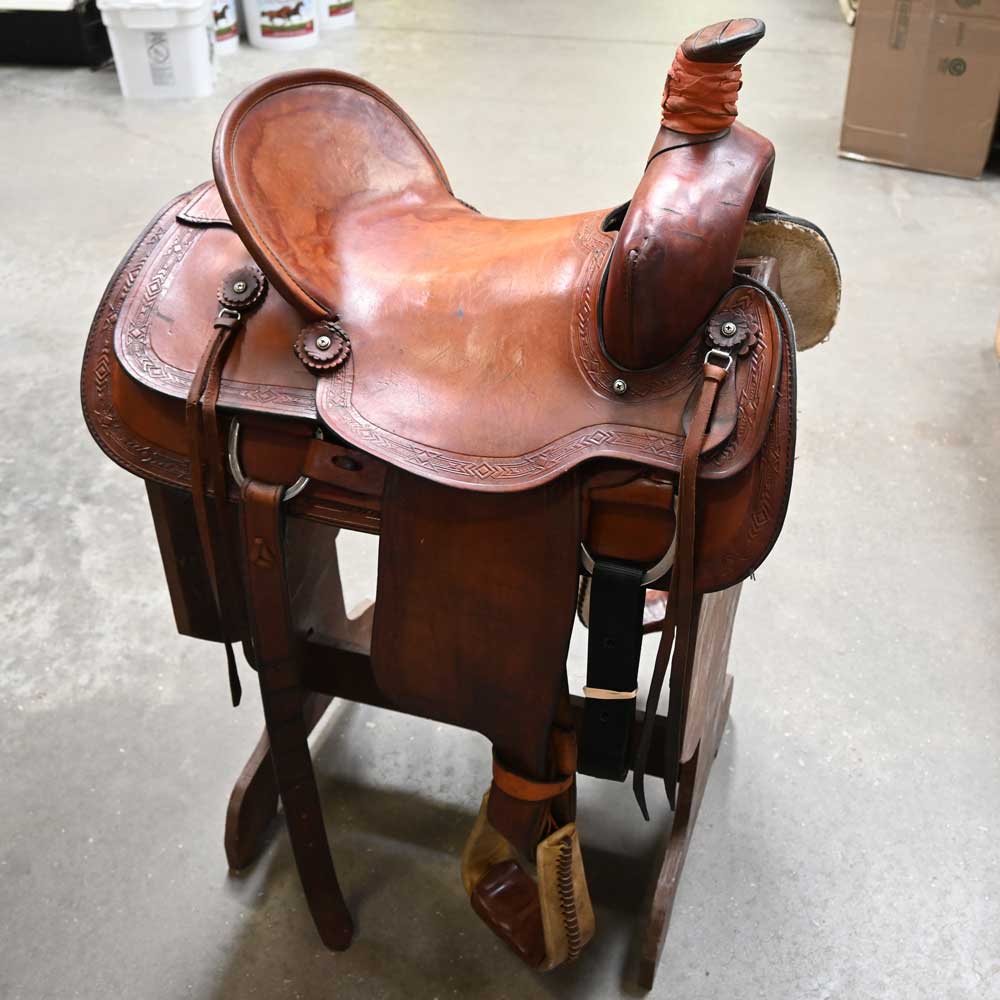 15.5" USED SIMCO ROPING SADDLE