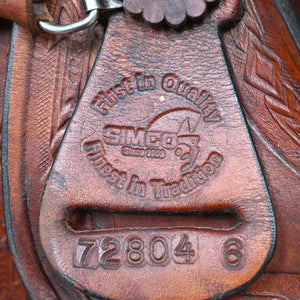 15.5" USED SIMCO ROPING SADDLE