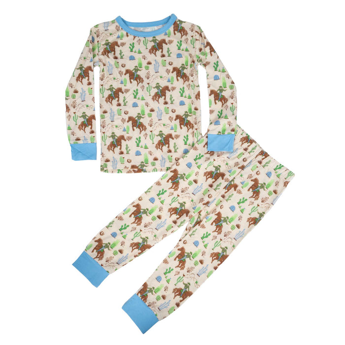 Toddler Boy's Saddle Up Cowboy Pj Set