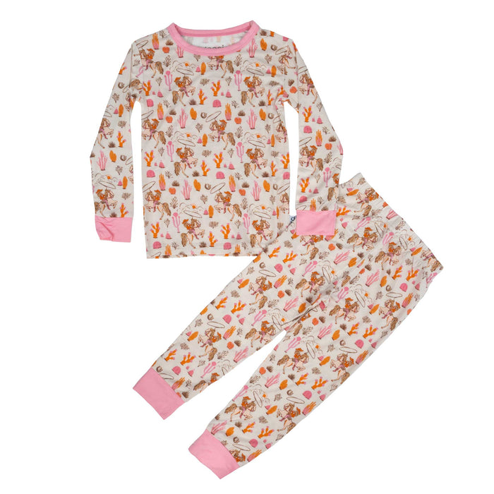 Toddler Girl's Saddle Up Cowgirl Pj Set