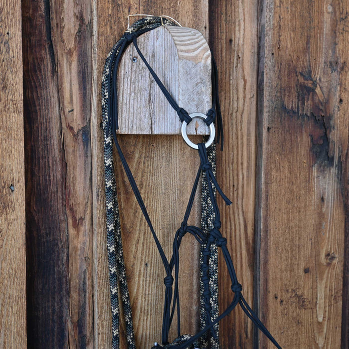 Loping Hackamore w/Adjustable Crowsfoot Headstall
