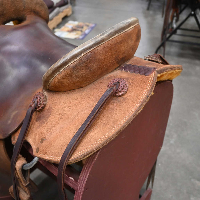 14.5" USED LENA'S TACK ROOM RANCH SADDLE Saddles - Used Lena's Tack Room