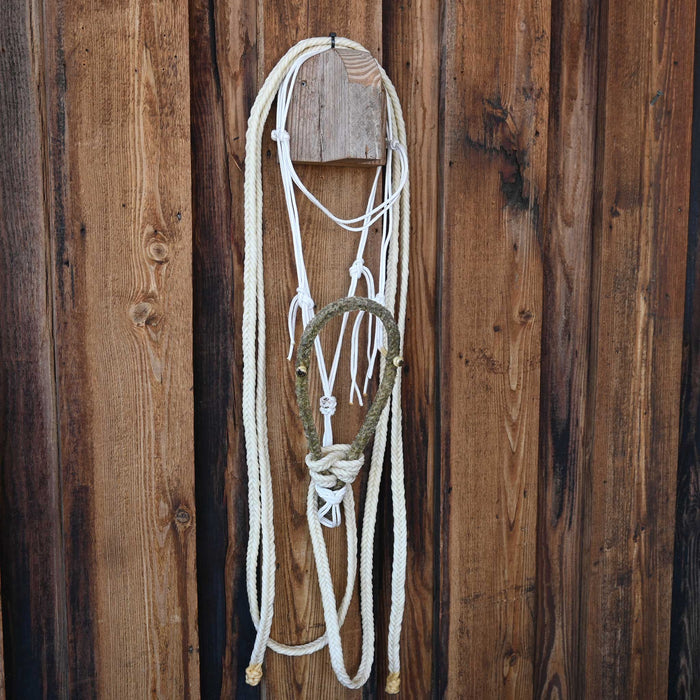 Loping Hackamore w/Nylon Browband