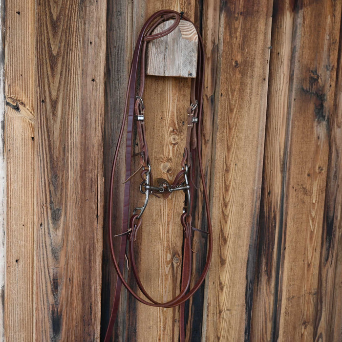 Kerry Kelley Silver Mounted 50 Floating Spoon Bridle Rig w/Single Ear Headstall Tack - Rigs Kerry Kelley